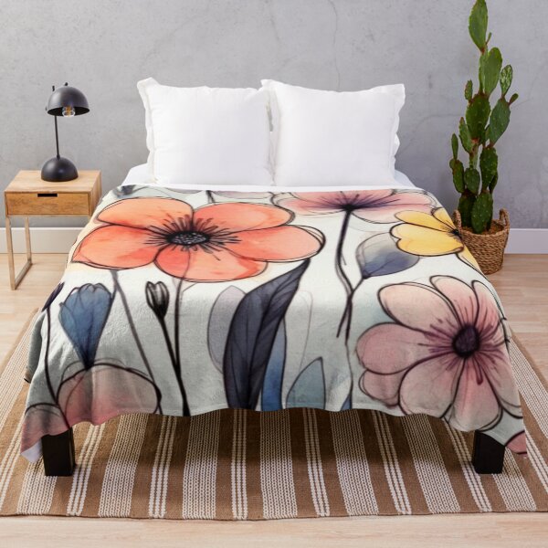 Item preview, Blooming Brilliance: Hand-Drawn Floral Fantasia designed and sold by drawbey.
