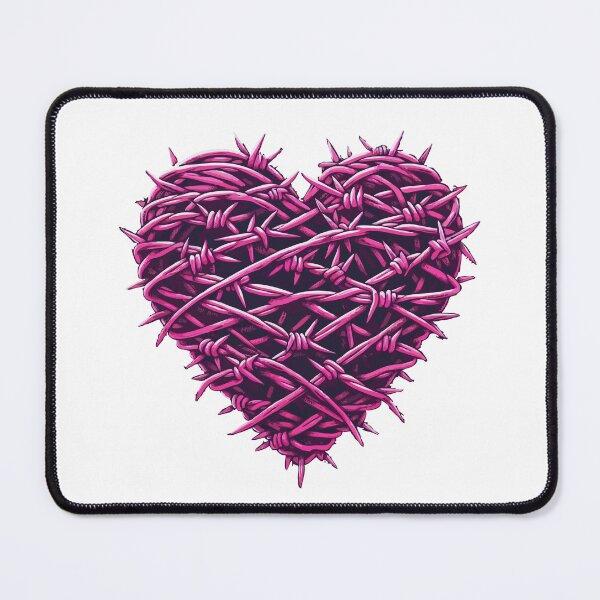 Item preview, Cute Pink barbed wire heart designed and sold by NovaCraft30.