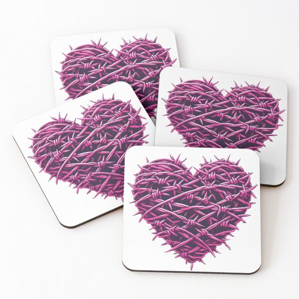 Item preview, Cute Pink barbed wire heart designed and sold by NovaCraft30.
