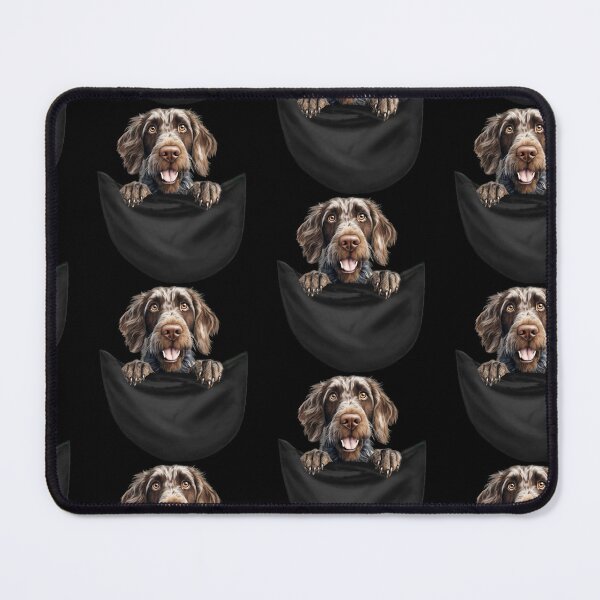 Item preview, Dog in a Pocket Cute German Wirehaired Pointer designed and sold by LovelyHappyGift.