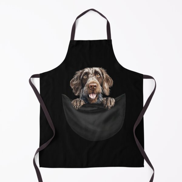 Item preview, Dog in a Pocket Cute German Wirehaired Pointer designed and sold by LovelyHappyGift.