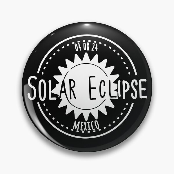 Item preview, Mexico 040824 Total Solar Eclipse 2024 - white designed and sold by EmeraldeaArt.