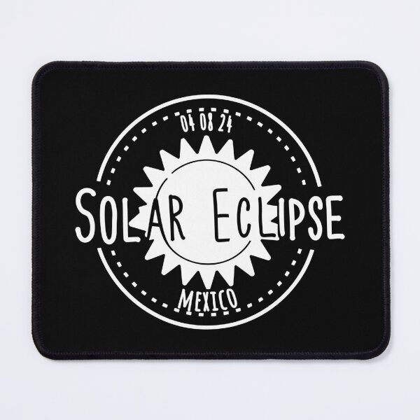Item preview, Mexico 040824 Total Solar Eclipse 2024 - white designed and sold by EmeraldeaArt.
