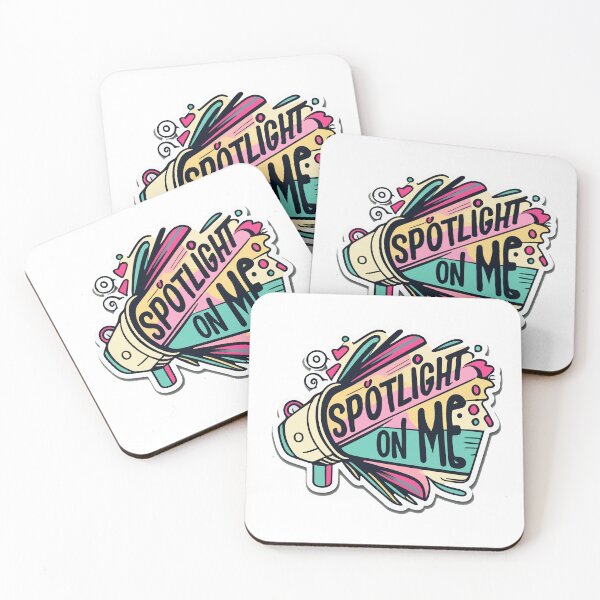 Item preview, Spotlight on Me - Vibrant Theater Quote designed and sold by NiftyWrx.