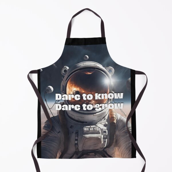 Item preview, Dare to know , Dare to grow space Astronaut design Curiosity Senses designed and sold by CuriositySenses.