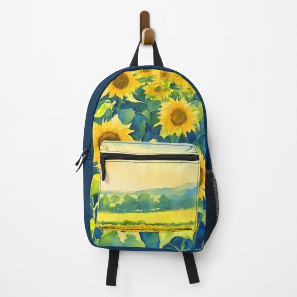 Item preview, Watercolor Sunflower Field designed and sold by AmberRoseWrites.