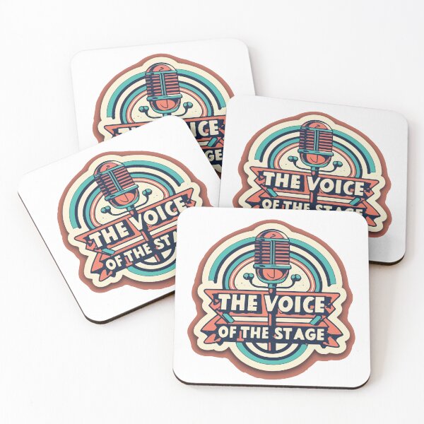 Item preview, Vintage Microphone - The Voice of the Stage Retro Design designed and sold by NiftyWrx.