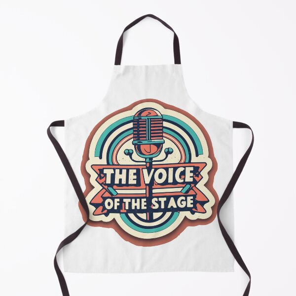 Item preview, Vintage Microphone - The Voice of the Stage Retro Design designed and sold by NiftyWrx.
