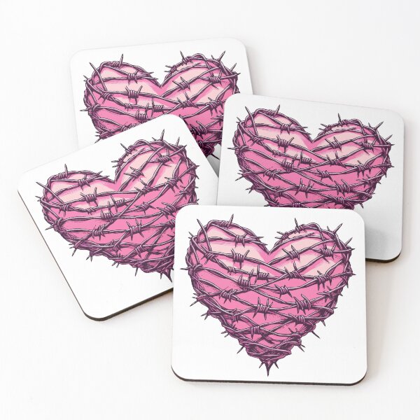 Item preview, Cute Pink Barbed Wire Heart designed and sold by NovaCraft30.
