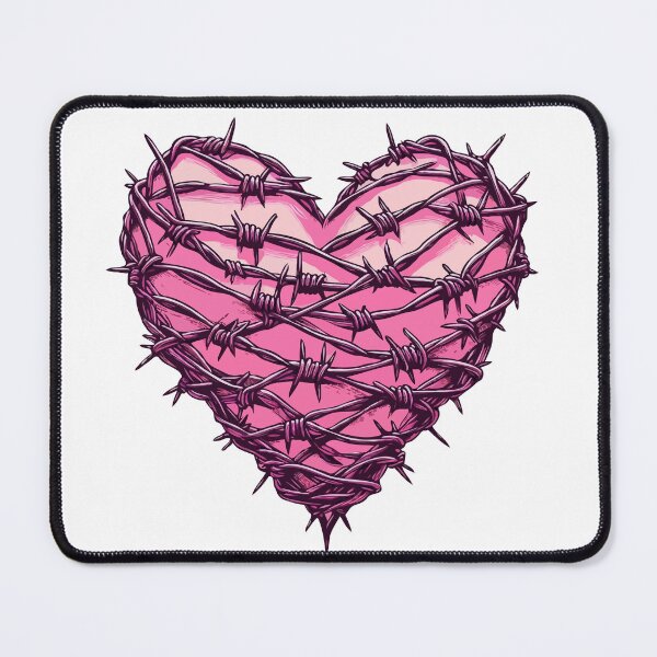 Item preview, Cute Pink Barbed Wire Heart designed and sold by NovaCraft30.