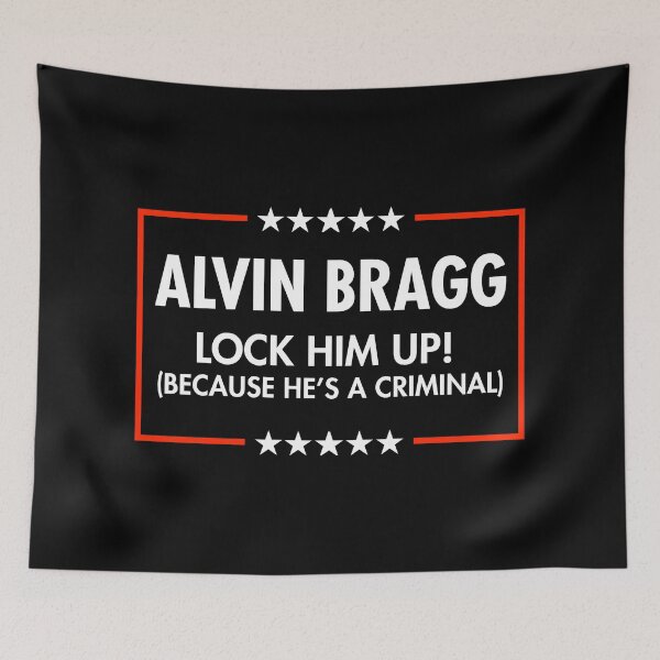 Item preview, Alvin Bragg - Lock Him Up - Because He's a criminal (black) designed and sold by Thelittlelord.