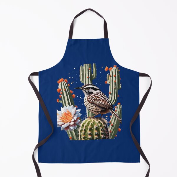 Item preview, Cactus Wren Surrounded By Saguaro Cactus Blossom designed and sold by taiche.