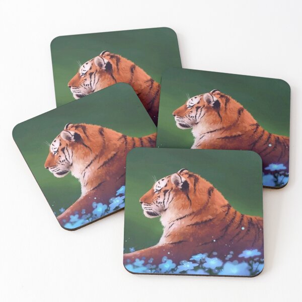 Item preview, Whimsical tiger designed and sold by Lateef Prints.