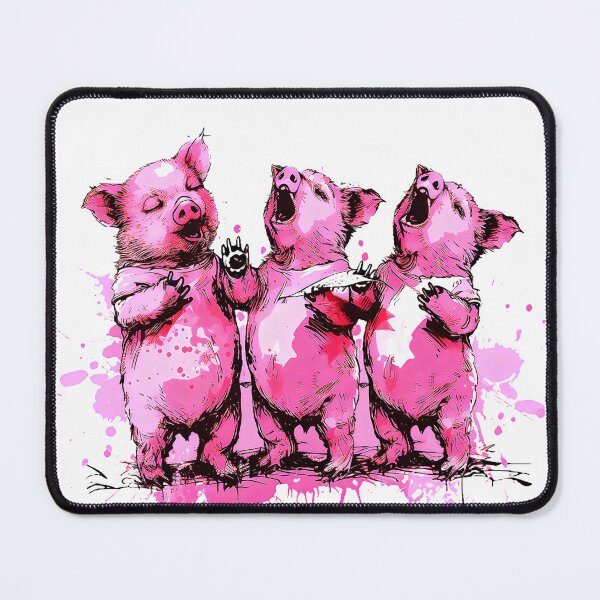 Item preview, Cute Animal Illustrations Pink Bears designed and sold by ArtbyJustis.