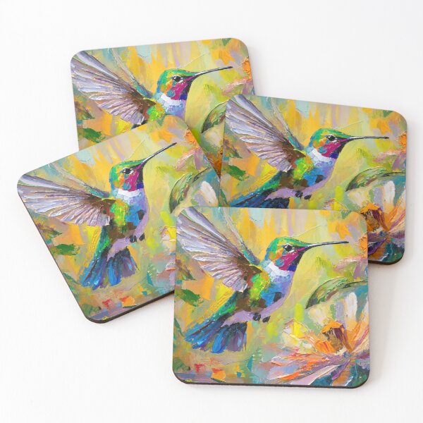 Item preview, Beautiful Hummingbird Illustrations designed and sold by drawbey.