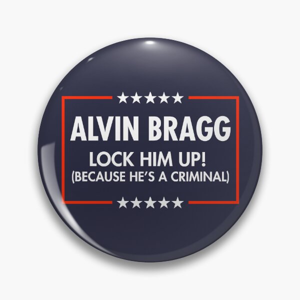 Item preview, Alvin Bragg - Lock Him Up - Because He's a criminal (BLUE) designed and sold by Thelittlelord.