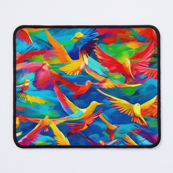 Item preview, Vibrant Birds Painting designed and sold by Health And Fitness Posts e-Store.