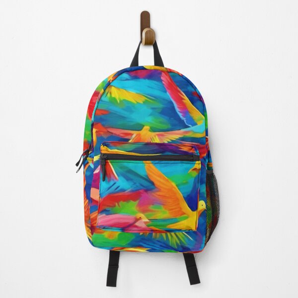 Item preview, Vibrant Birds Painting designed and sold by Health And Fitness Posts e-Store.