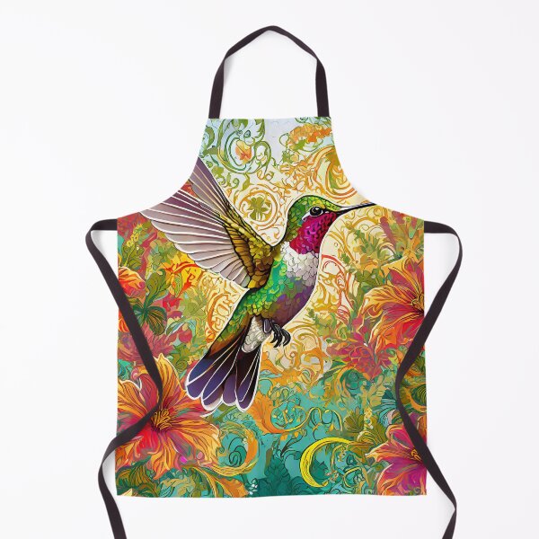 Item preview, Beautiful Hummingbird Illustrations designed and sold by drawbey.