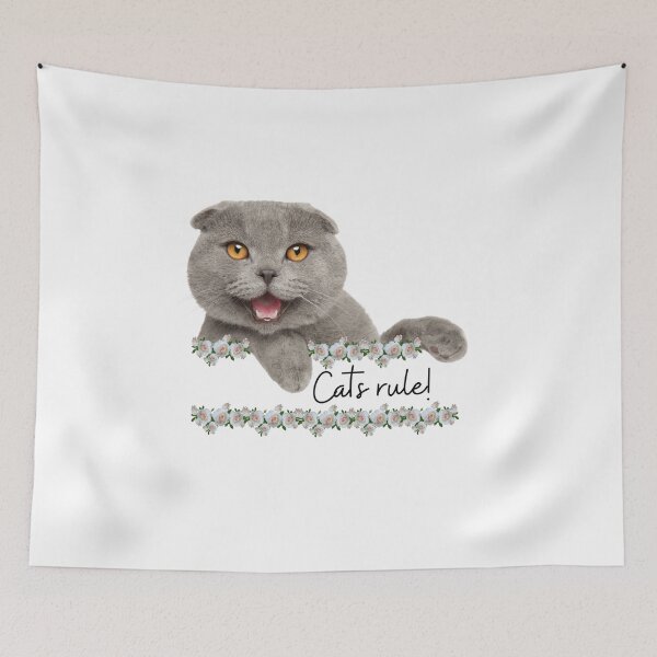 Item preview, Cats rule! designed and sold by Shining Bright Arts, Crafts & Illustration.