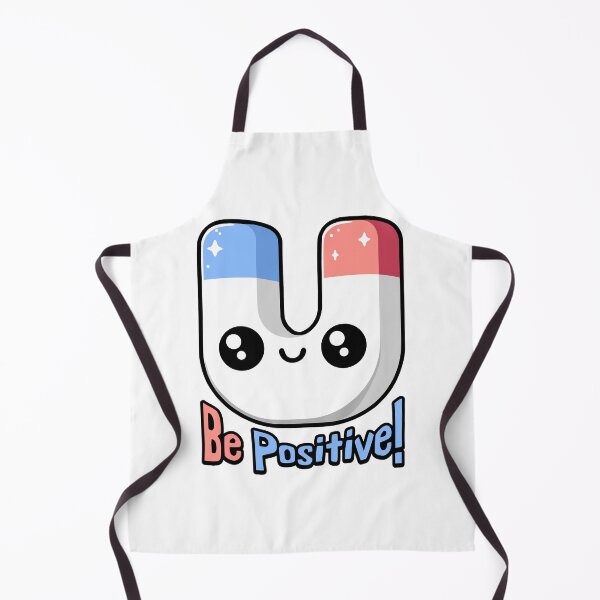Item preview, Be Positive! Cute Magnet Pun! designed and sold by PMCreative.