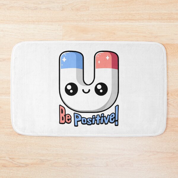 Item preview, Be Positive! Cute Magnet Pun! designed and sold by PMCreative.