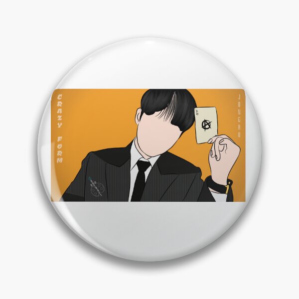 Item preview, Jongho of Ateez From Crazy Form designed and sold by ArtRaftPro.