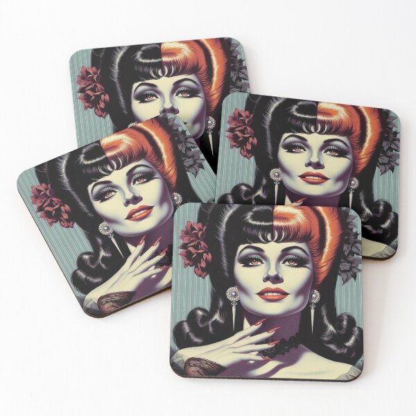 Item preview, Vintage Horror Woman designed and sold by PulpVintage.