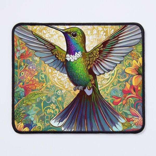 Item preview, Beautiful Hummingbird Illustrations designed and sold by drawbey.