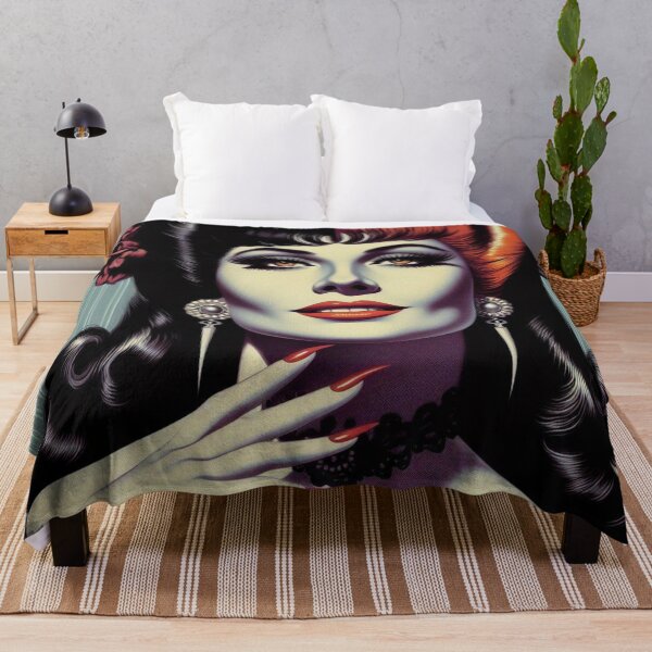 Item preview, Vintage Horror Woman designed and sold by PulpVintage.