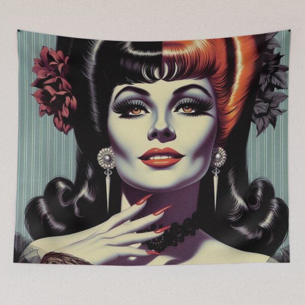 Item preview, Vintage Horror Woman designed and sold by PulpVintage.