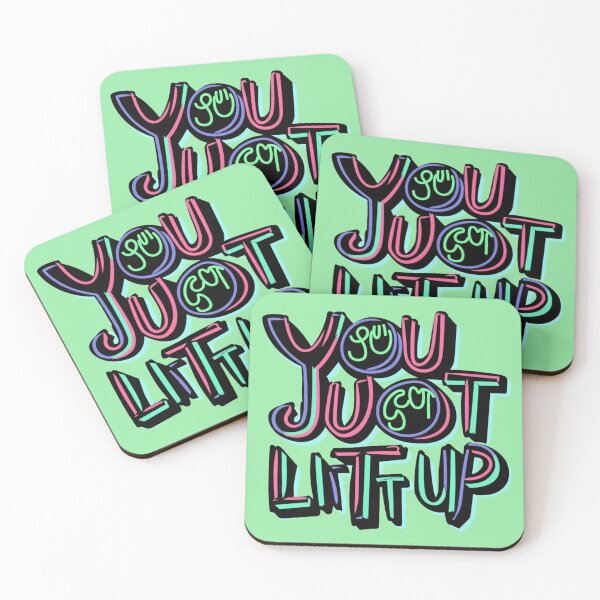 Item preview, You Just Got Litt Up Typography designed and sold by Azizullah Khan.
