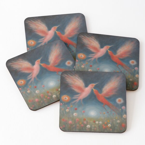 Item preview, Hummingbirds and flowers designed and sold by ohsopurposeless.