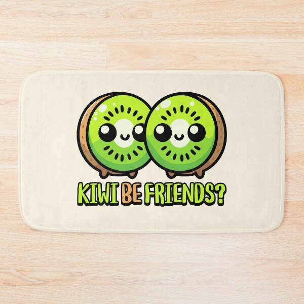Item preview, Kiwi Be Friends! Cute Kiwi Fruit Pun designed and sold by PMCreative.