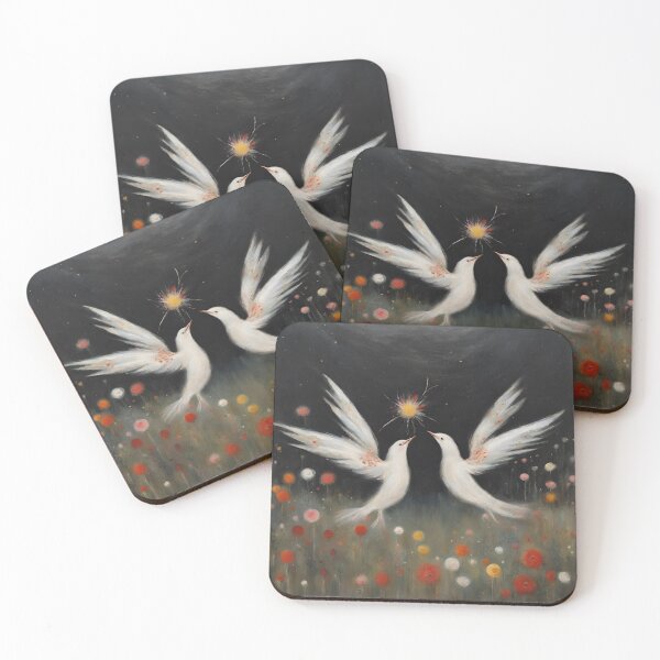 Item preview, peace birds catching light designed and sold by ohsopurposeless.