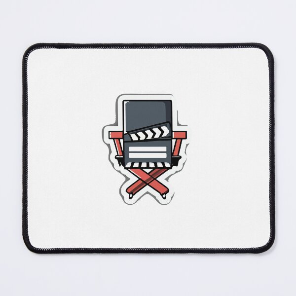 Item preview, Director's Chair & Clapperboard Cinema Sticker designed and sold by NiftyWrx.
