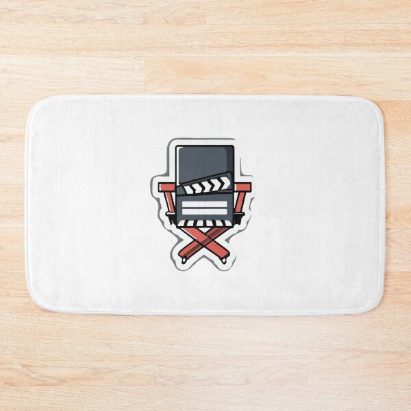 Item preview, Director's Chair & Clapperboard Cinema Sticker designed and sold by NiftyWrx.