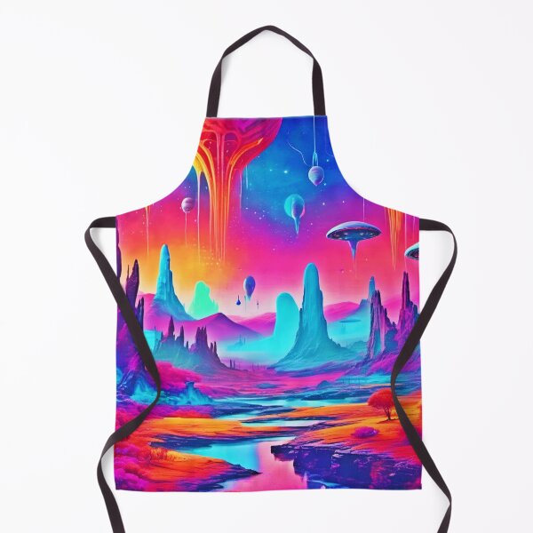 Item preview, Colorful Alien Landscape designed and sold by Health And Fitness Posts e-Store.