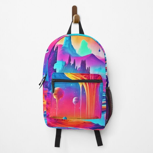 Item preview, Colorful Alien Landscape designed and sold by Health And Fitness Posts e-Store.