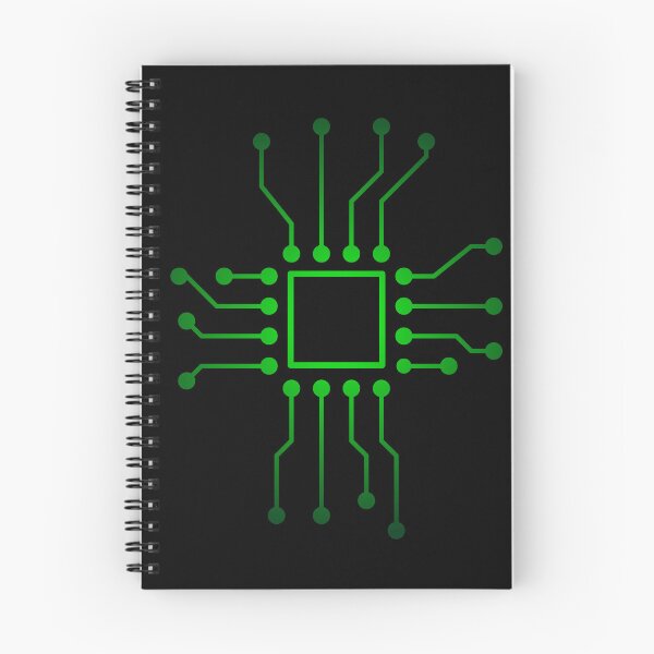 Item preview, Tech Circuitry: Digital Drawing of Green Circuit Schematic designed and sold by RiciPaneto.