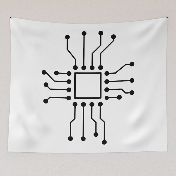 Item preview, Tech Circuitry: Digital Drawing of Circuit Schematic designed and sold by RiciPaneto.