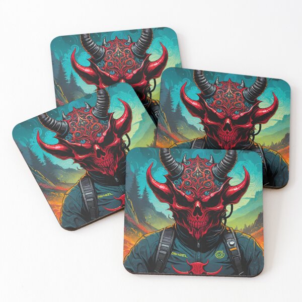 Item preview, Infernal Exodus - The Devil Emerges from Hell with Backpack designed and sold by GrizzlyCollective.