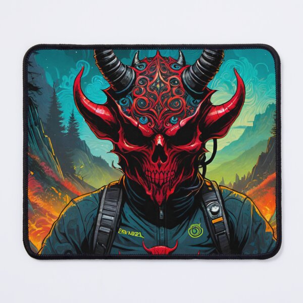 Item preview, Infernal Exodus - The Devil Emerges from Hell with Backpack designed and sold by GrizzlyCollective.