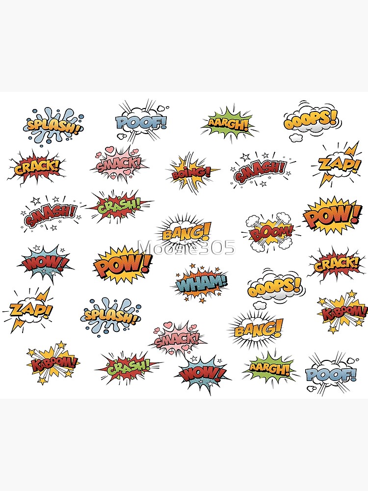 Book Sound Effects" Photographic Print for Sale by Moosie305