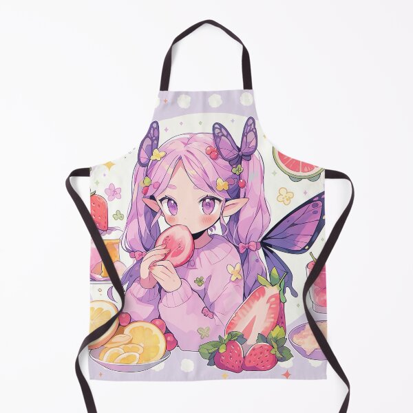 Item preview, Pastel Fruit Butterfly Anime Girl designed and sold by bubblegoth.