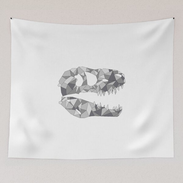 Item preview, T REX SKULL geometric designed and sold by hemp3x.