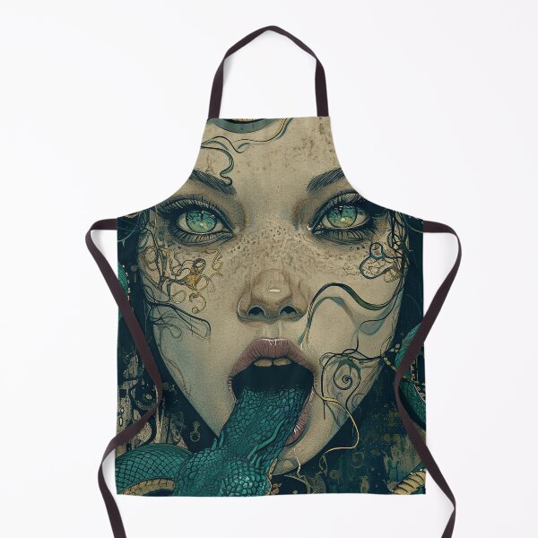 Item preview, Medusa Illustration designed and sold by OccultDreams.