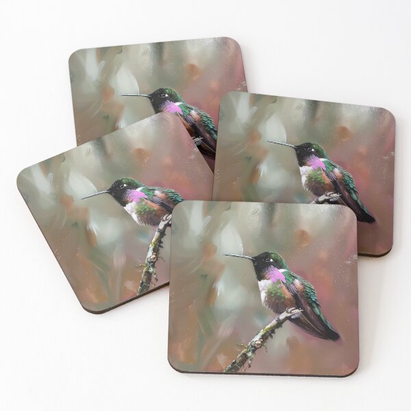 Item preview, Blue-throated Starfrontlet Majesty designed and sold by LivingArtClips.