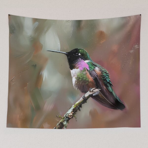 Item preview, Blue-throated Starfrontlet Majesty designed and sold by LivingArtClips.