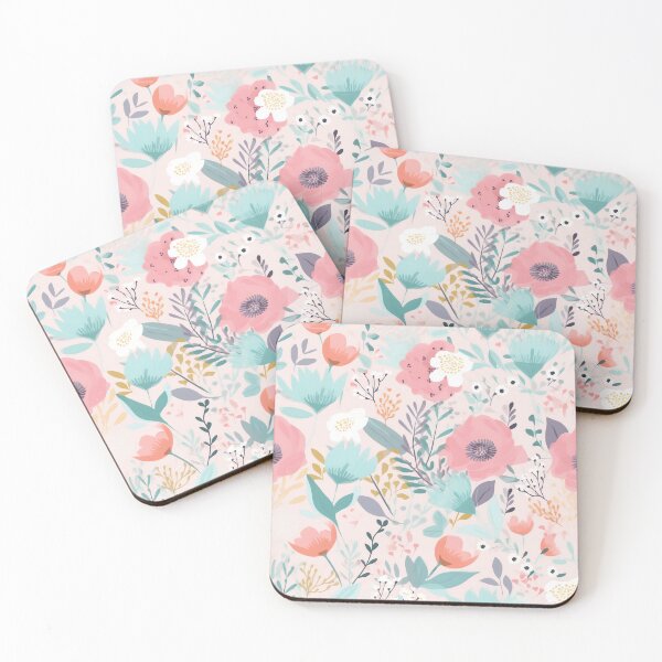 Item preview, Pastel Flowers Floral Pattern designed and sold by Light79.